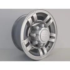 Jogo De Roda Aro 16 Ford F250 Xlt 8x170 Cor Prata Foto mini 4
