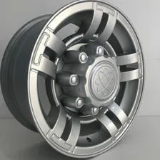 Jogo De Roda Aro 16 Ford F250 Xlt 8x170 Cor Prata Foto mini 2