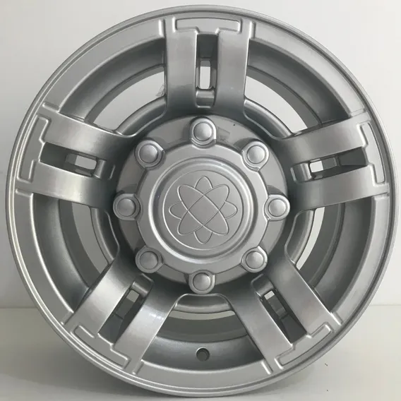 Jogo De Roda Aro 16 Ford F250 Xlt 8x170 Cor Prata Foto 1