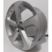 Jogo De Roda Aro 17 5x112 Golf Gti Brooklyn Jetta Zk956 Cor Prata Foto mini 4