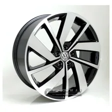 Jogo De Roda Aro 17 Esportiva Audi Rs5 Gol Fox Polo + Bicos Cor Preto Diamante S19 Foto mini 1