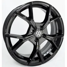Jogo De Roda Aro 18 4x100 Tala 6 K73 Gol Saveiro Rline Cor Black Piano 4x100 Foto  mini 1