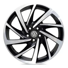 Jogo De Roda Polo Aro 15 5x100 Virtus Fox Polo Ex-32 + Bicos Cor Preto Diamantado Foto mini 1