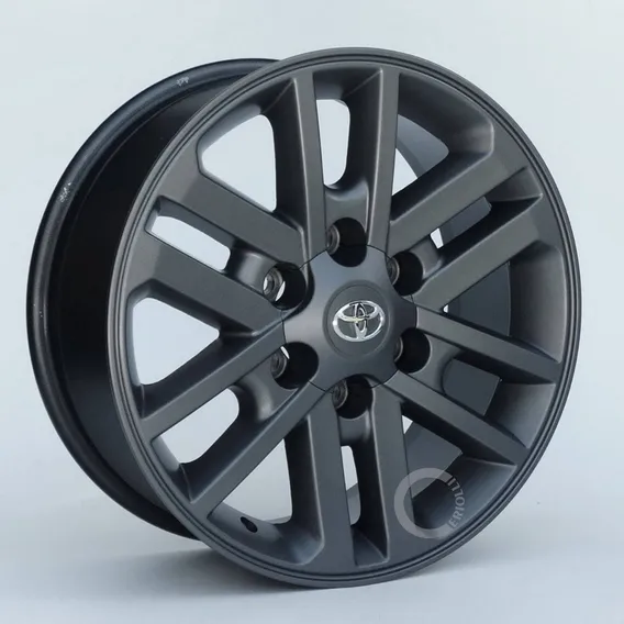 Jogo De Roda Toyota Hilux Aro 16 + Bicos 2013 2014 2015 Cor Grafite Fosco Foto 1