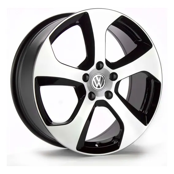 Jogo De Roda Vw Golf Mk7 Gti Austin Aro 18 Cor Preto Diamante Foto 1