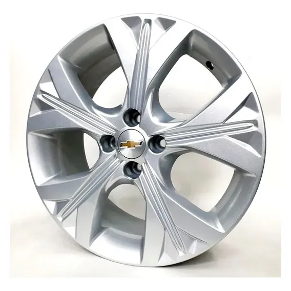 Jogo De Rodas 17 4x100 Kr S21 Onix Celta Montana Corsa Cor Prata Ss 4x100 Foto 1