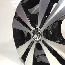 Jogo De Rodas Aro 13 Cata Vento + Bicos Celta Corsa Gol Cor Preto Diamantado Volkswagen Foto mini 3