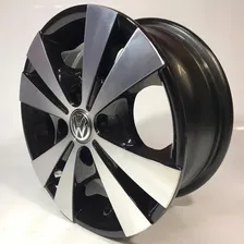 Jogo De Rodas Aro 13 Cata Vento + Bicos Celta Corsa Gol Cor Preto Diamantado Volkswagen Foto mini 2