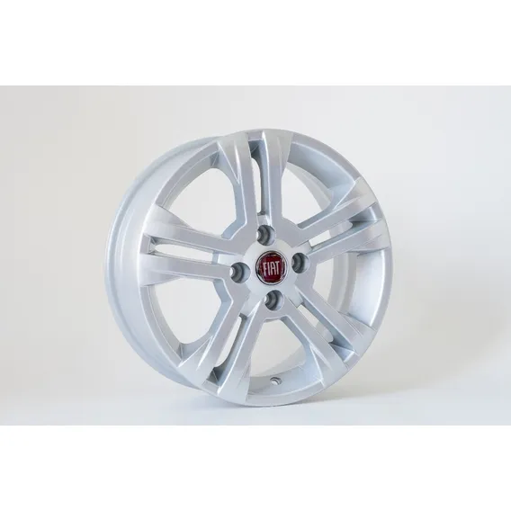 Jogo De Rodas Aro 14 Fiat Palio Atractive 4x98 Strada Cor Prata R17 Foto 1