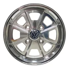 Jogo De Rodas Aro 15 4x130 R84 Polidas Fusca Classic Kr Cor Polida Foto  mini 1