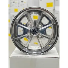 Jogo De Rodas Aro 15 4x130 R84 Polidas Fusca Classic Kr Cor Polida Foto mini  2