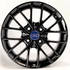Jogo De Rodas Aro 15 Ford Ka New Fiesta Ecosport 4 Un 4x108 Cor Preta Foto mini  3