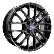Jogo De Rodas Aro 15 Ford Ka New Fiesta Ecosport 4 Un 4x108 Cor Preta Foto  mini 1