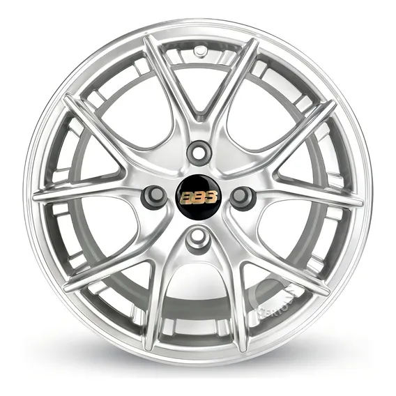 Jogo De Rodas Aro 16 4x100 Bbs Saveiro Kicks Montana M28 Cor Prata 4x100 Foto 1