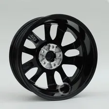Jogo De Rodas Aro 16 5x110 Vectra Astra Zafira 5 Furos S24 Cor Preto Com Diamantado Foto mini 4