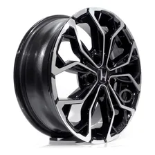 Jogo De Rodas Aro 16 5x114 Honda Civic + Bicos Cor Preta Diamante Foto mini 4