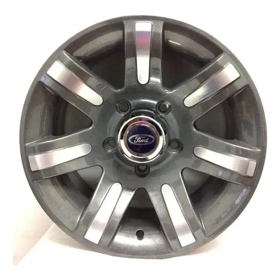 Jogo De Rodas Aro 16 5x114 Ranger Antiga Scorro S236 Cor Grafite Diamantado Foto 1