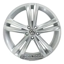 Jogo De Rodas Aro 17 5x100 Golf Polo Virtus T-cross S18 Cor Prata 5x100 Foto  mini 1