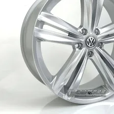 Jogo De Rodas Aro 17 5x100 Golf Polo Virtus T-cross S18 Cor Prata 5x100 Foto mini  3