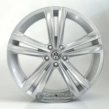Jogo De Rodas Aro 17 5x100 Golf Polo Virtus T-cross S18 Cor Prata 5x100 Foto mini  2