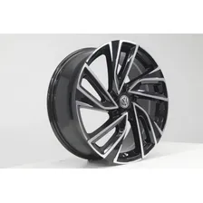 Jogo De Rodas Aro 17 5x112 Golf Tsi Jetta K72 Krmai Cor Preto Diamantado 5x100 Foto mini 2