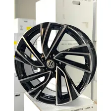 Jogo De Rodas Aro 17 5x112 Golf Tsi Jetta K72 Krmai Cor Preto Diamantado 5x100 Foto mini 3