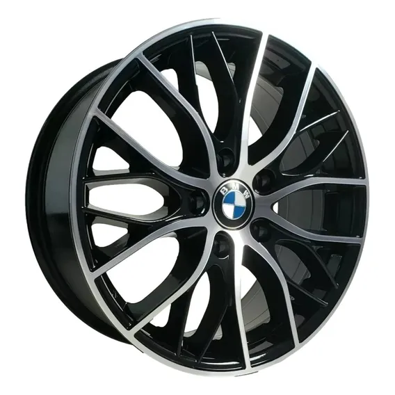 Jogo De Rodas Aro 17 Bmw 335 5x120 R54 Kr Cor Preta Diamante Foto 1