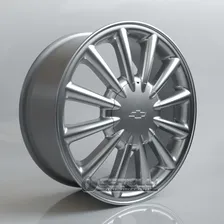 Jogo De Rodas Aro 17 Omega Cd Powertech - 5x110 Cor Prata Especial Foto mini  2
