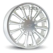 Jogo De Rodas Aro 17 Omega Cd Powertech - 5x110 Cor Prata Especial Foto  mini 1