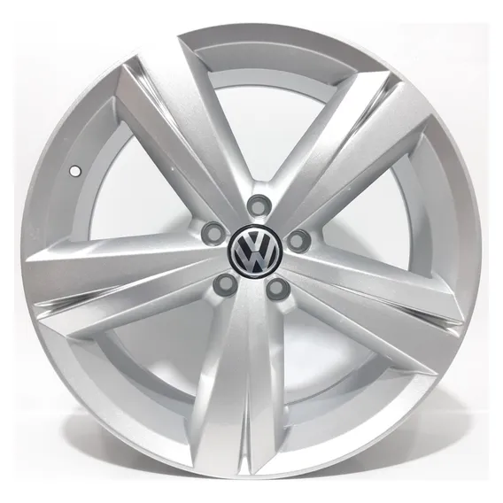 Jogo De Rodas Aro 20 5x100 Fusca Tsi Golf Tsi Jetta Brw 1730 Cor Prata Foto 1