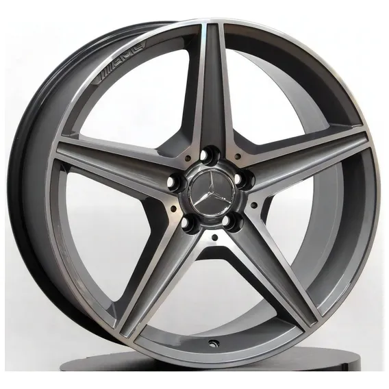 Jogo De Rodas Aro Mercedes C250 Aro 19 X 8 5x112 Mc/m02 Gd Foto 1