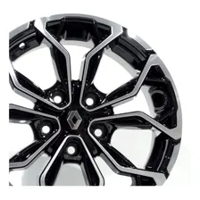 Jogo De Rodas Duster Ou Oroch 16 + Bicos Leia A Descrição Cor Preto Diamantado Foto mini 4