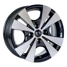 Jogo De Rodas Ford Aro 13 Ford Ka Fiesta 4x108 Trevo R39 Cor Preto Diamantado Foto mini 1