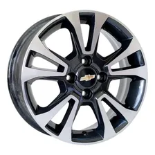 Jogo De Rodas Gm Onix Prisma Corsa Aro 14 Diamantada Preto Cor Preto Diamantado Foto  mini 1