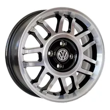 Jogo De Rodas Gol Gt Snowflakes Aro17 Voyage Saveiro+bicos Cor Preto Diamantado Foto mini 1