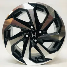 Jogo De Rodas Honda Aro 15x6 4x100 Honda Fit Honda City Cor Preto Com Diamantado Foto mini 1