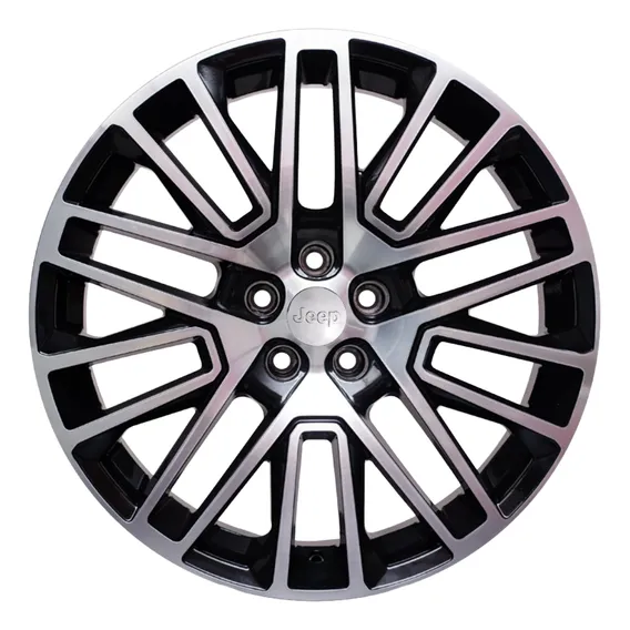 Jogo De Rodas Jeep Compass Aro 20 Fiat Toro Cor Preto Diamantado Foto 1