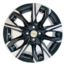 Jogo De Rodas Liga Leve Aro 16 Chevrolet Onix 4x100 Cor Preta Diamante Foto mini 2