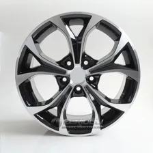 Jogo De Rodas New Civic 2016 Exr Aro 17 5x114 +bicos Cor Preto Diamantado Foto mini 3