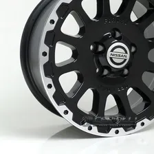 Jogo De Rodas Nissan Frontier Aro 16x7 / (6x114) Kr M15 Cor Preto Foto mini 3