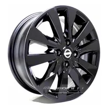 Jogo De Rodas Nissan Kicks Aro 16 Pcd Black Piano S33 Foto mini 2