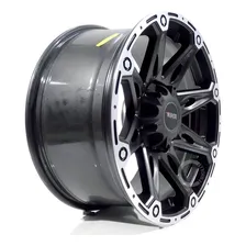 Jogo De Rodas Offroad Aro 16 16x9 Mkr M22 Offset Negativo Cor Preto Foto mini 3