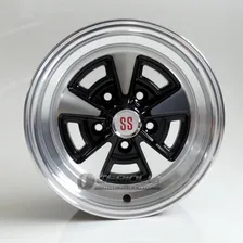 Jogo De Rodas Opala Ss Aro 14 + Bicos + Porcas Kit Completo Cor Preta Bordadiamantado Foto mini 3