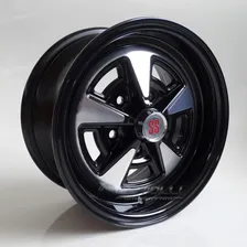 Jogo De Rodas Opala Ss R15 15x7 E 15x8 + Bicos Caravan Cor Borda Preta Foto  mini 1