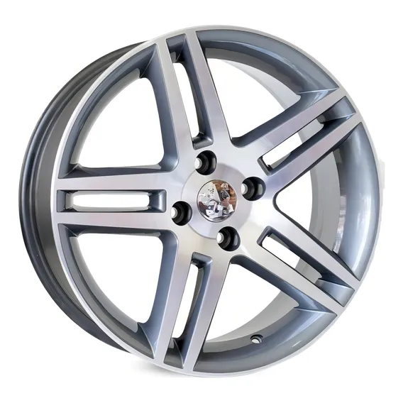 Jogo De Rodas Peugeot 308 Kr R41 / Aro 17x7 / (4x108) Cor Grafite Diamantado Foto 1