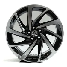 Jogo De Rodas Polo 2018 Aro 15 5x100/ 4x100 + Bicos Cor Preto Diamantado Foto  mini 1