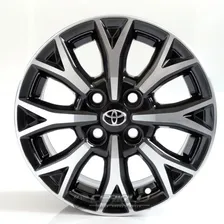 Jogo De Rodas Toyota Etios Platinum Aro 14 2018 + Porcas Cor Preto Diamantado Foto mini  2