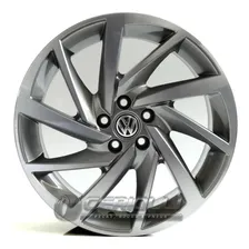 Jogo De Rodas Vw Aro 15 + Bicos Fox Polo Golf Gol Cor Grafite Diamantado Foto  mini 1