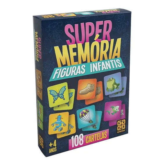 Jogo De Super Mem贸ria Figuras Infantis Grow Foto 1