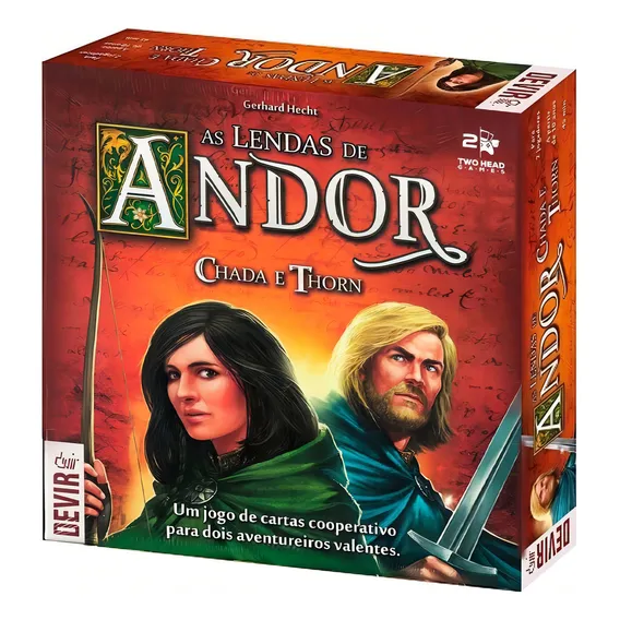 Jogo De Tabuleiro - As Lendas De Andor Chada E Thorn Foto 1